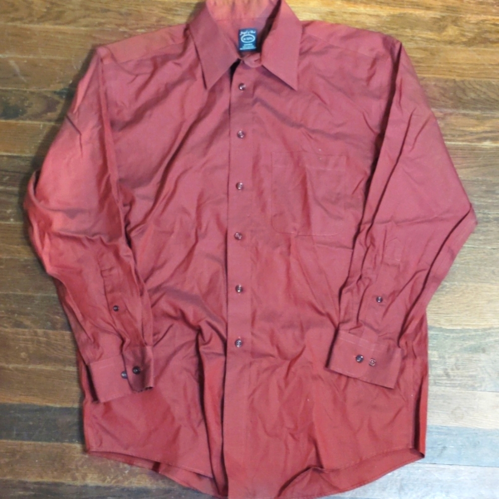 Joseph & Feiss Large Maroon Button Up Shirt